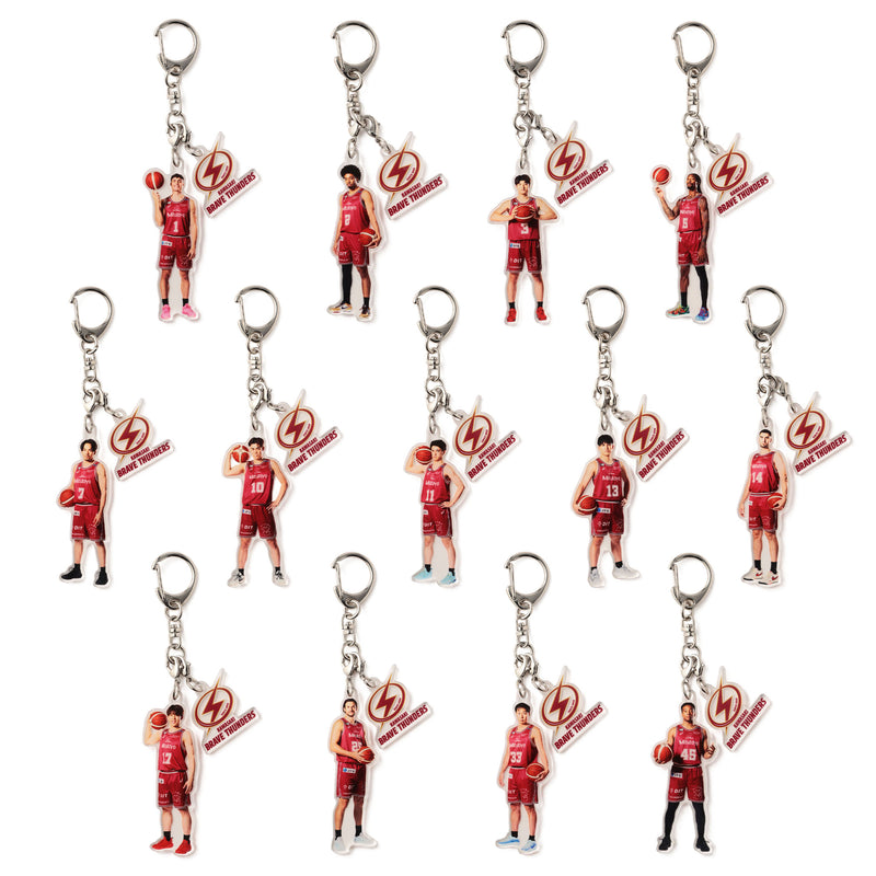 2025-26 選手アクリルキーホルダー