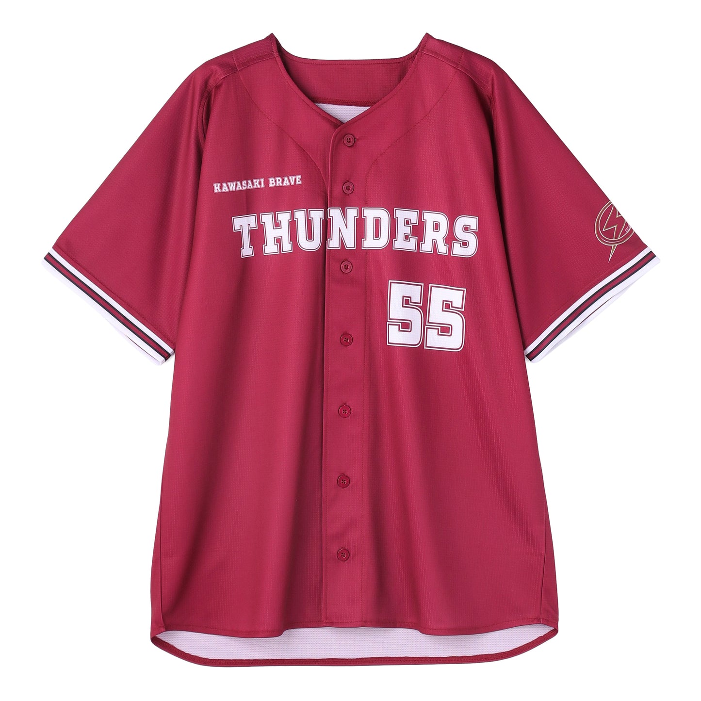 2025-26 BRAVE RED ベースボールシャツ