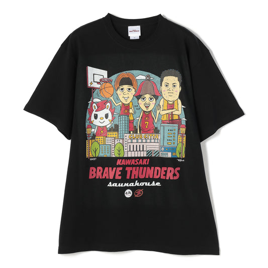 saunahouse×KBT TMpaint Tシャツ