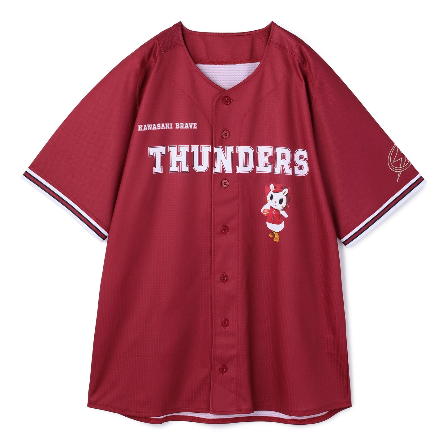 2025-26 BRAVE RED ベースボールシャツ