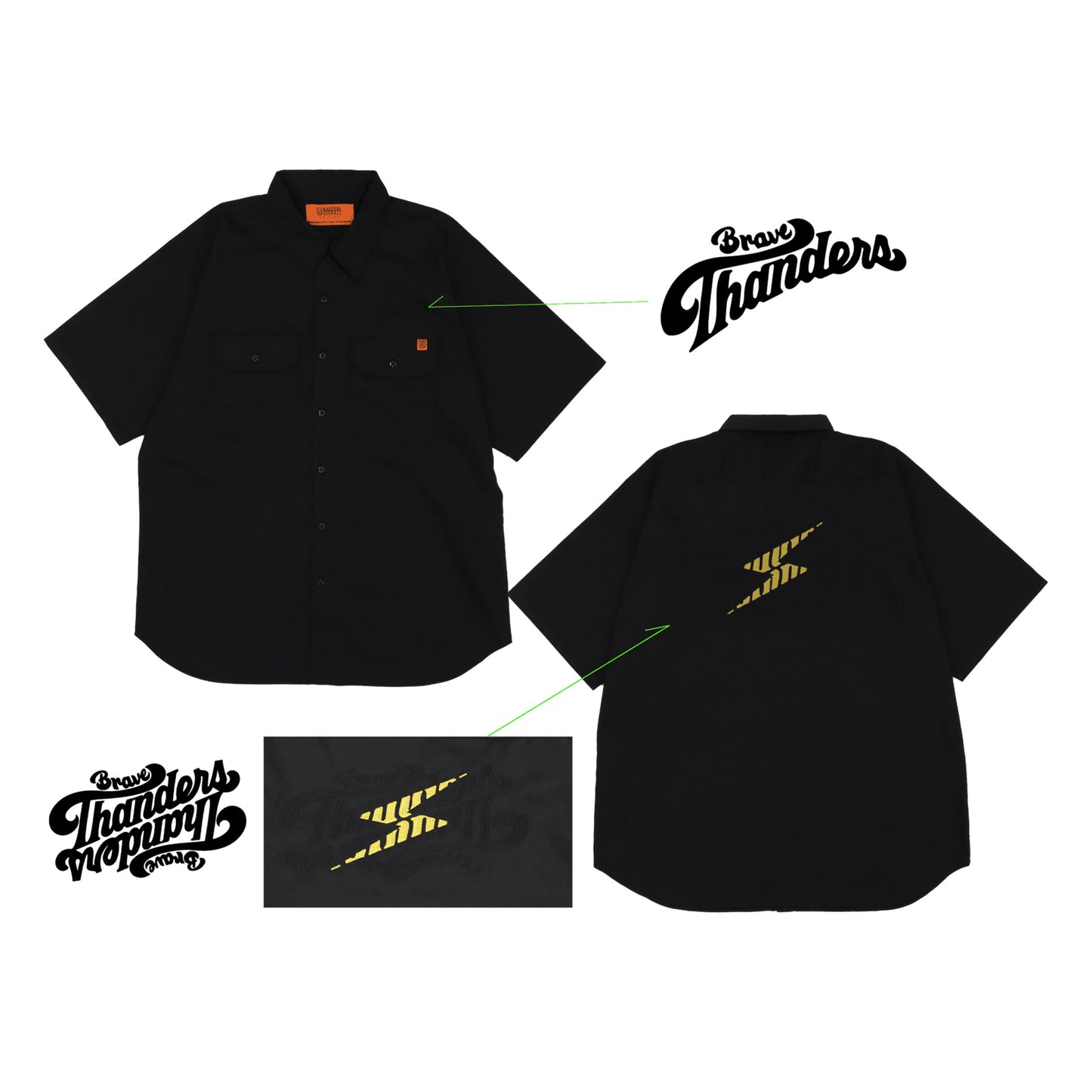 UNIVERSAL OVERALL×KBT ワーカーズシャツ