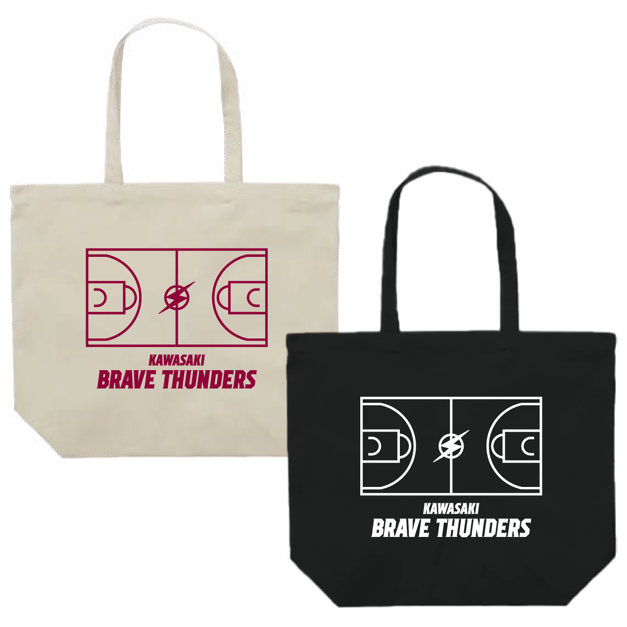 KBT BASKETBALL COURT TOTE BAG