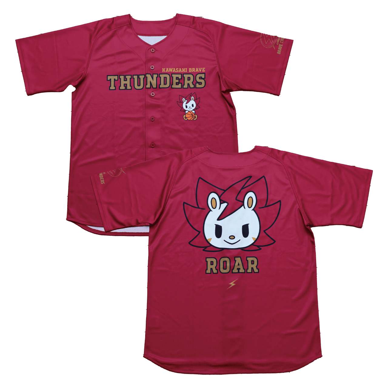 2024-25 BRAVE RED ベースボールシャツ