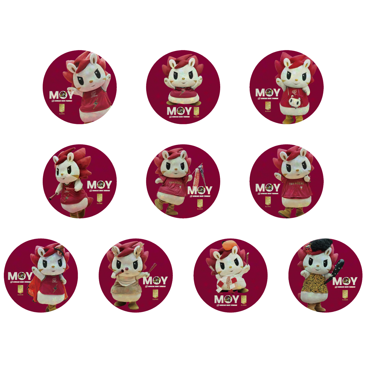 【受注販売】【7月下旬発送予定】2024-25 MOY No.1 ROAR シークレット ホログラム缶バッジ