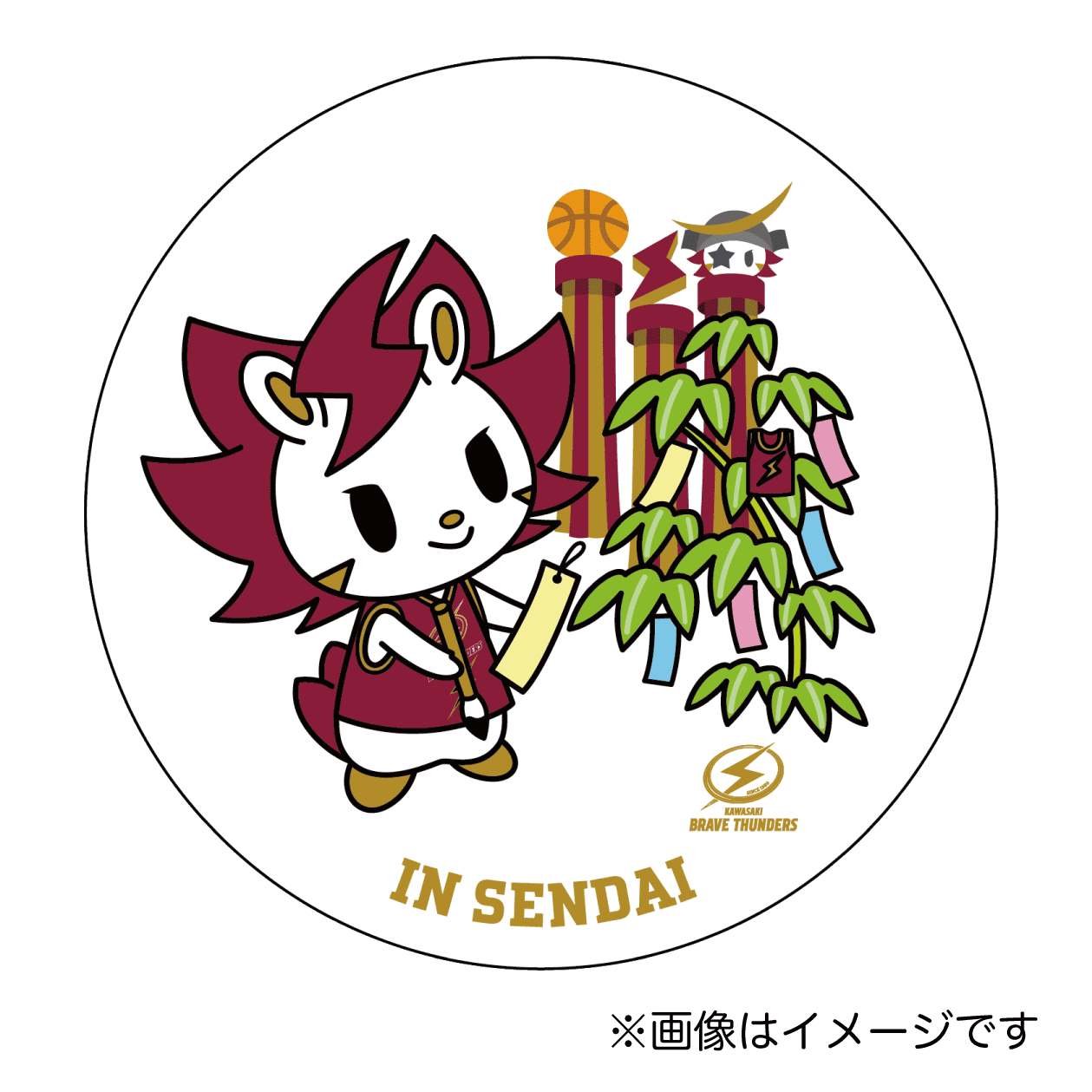 2025-26 マスコット旅絵巻 in仙台 缶バッジ