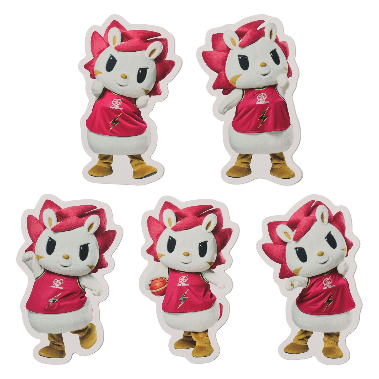 マスコット ダイカットポストカードセット(5枚入) あざとい