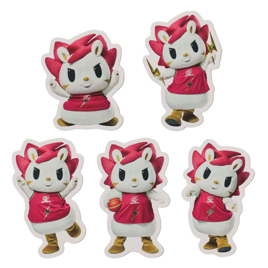 マスコット ダイカットポストカードセット(5枚入)やんちゃ