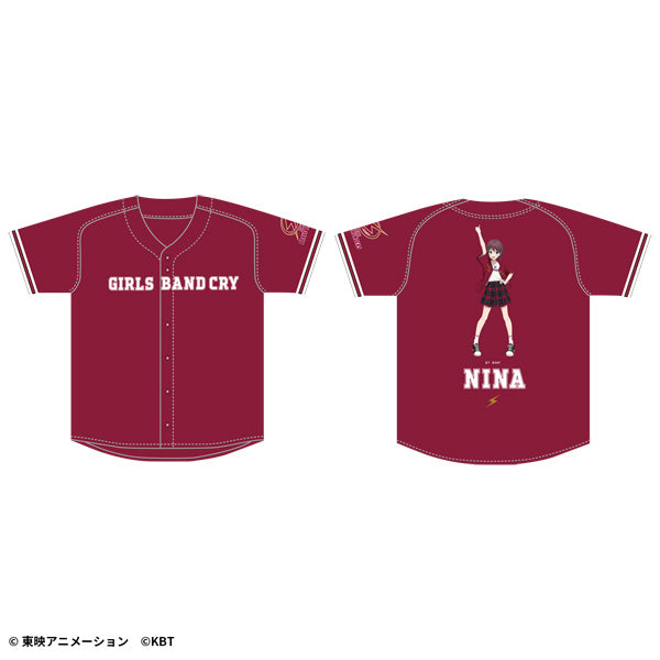1月上旬発送予定】ガールズバンドクライ×KBT ベースボールシャツ