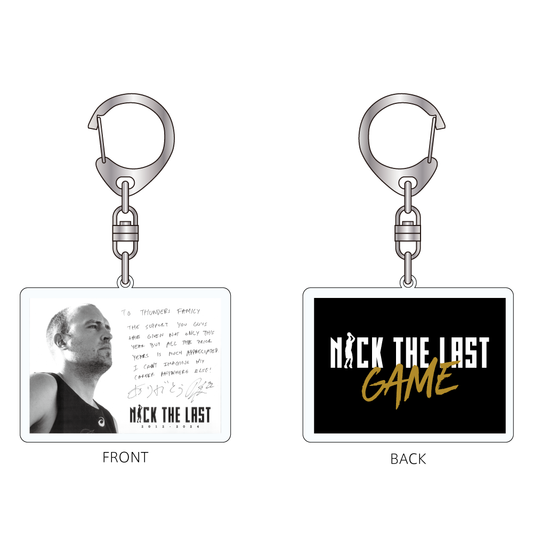 NICK THE LAST GAME メッセージパネルアクリルキーホルダー