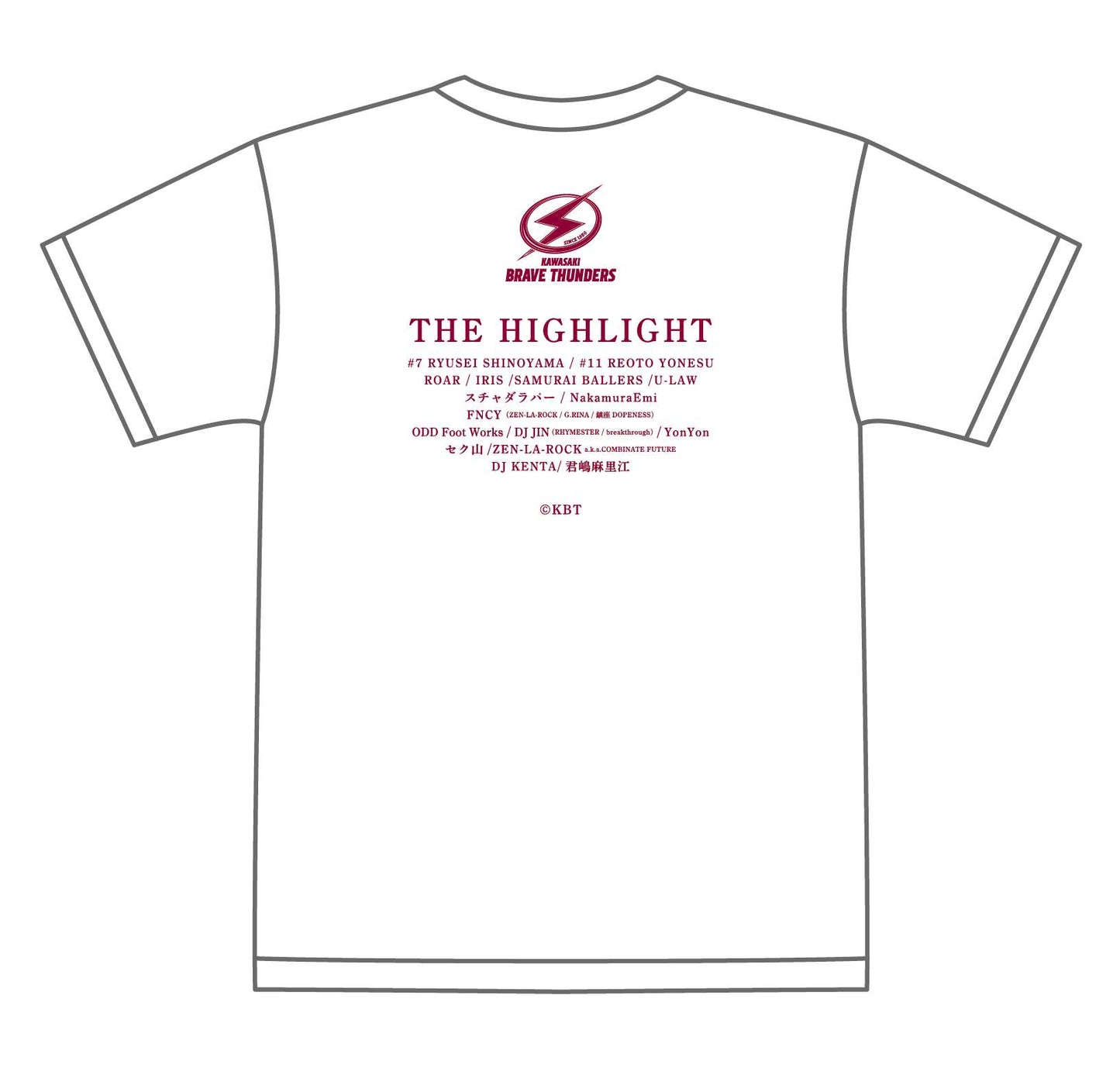 The Highlight×KBT 半袖Tシャツ