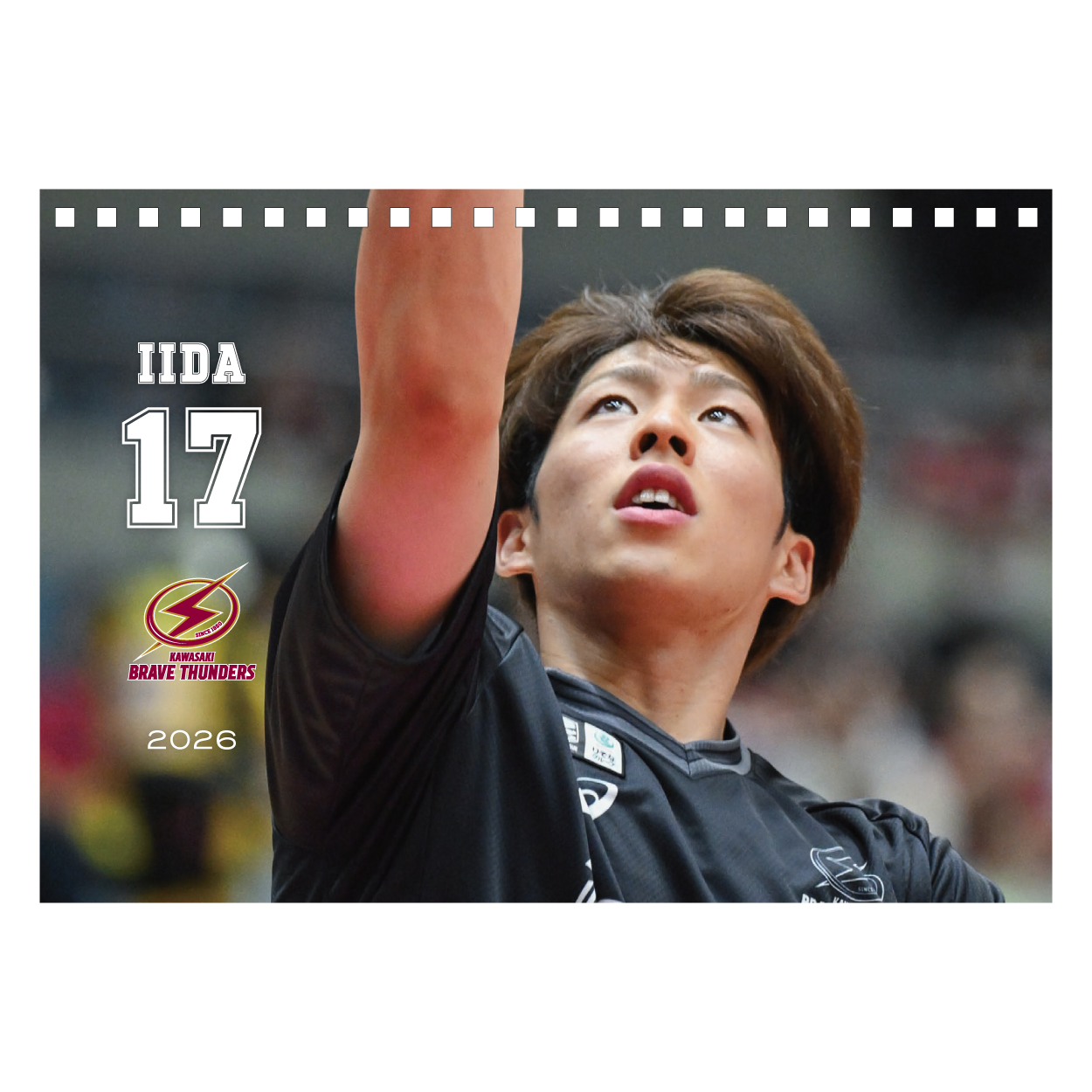 2026 THUNDERS PLAYER 卓上カレンダー