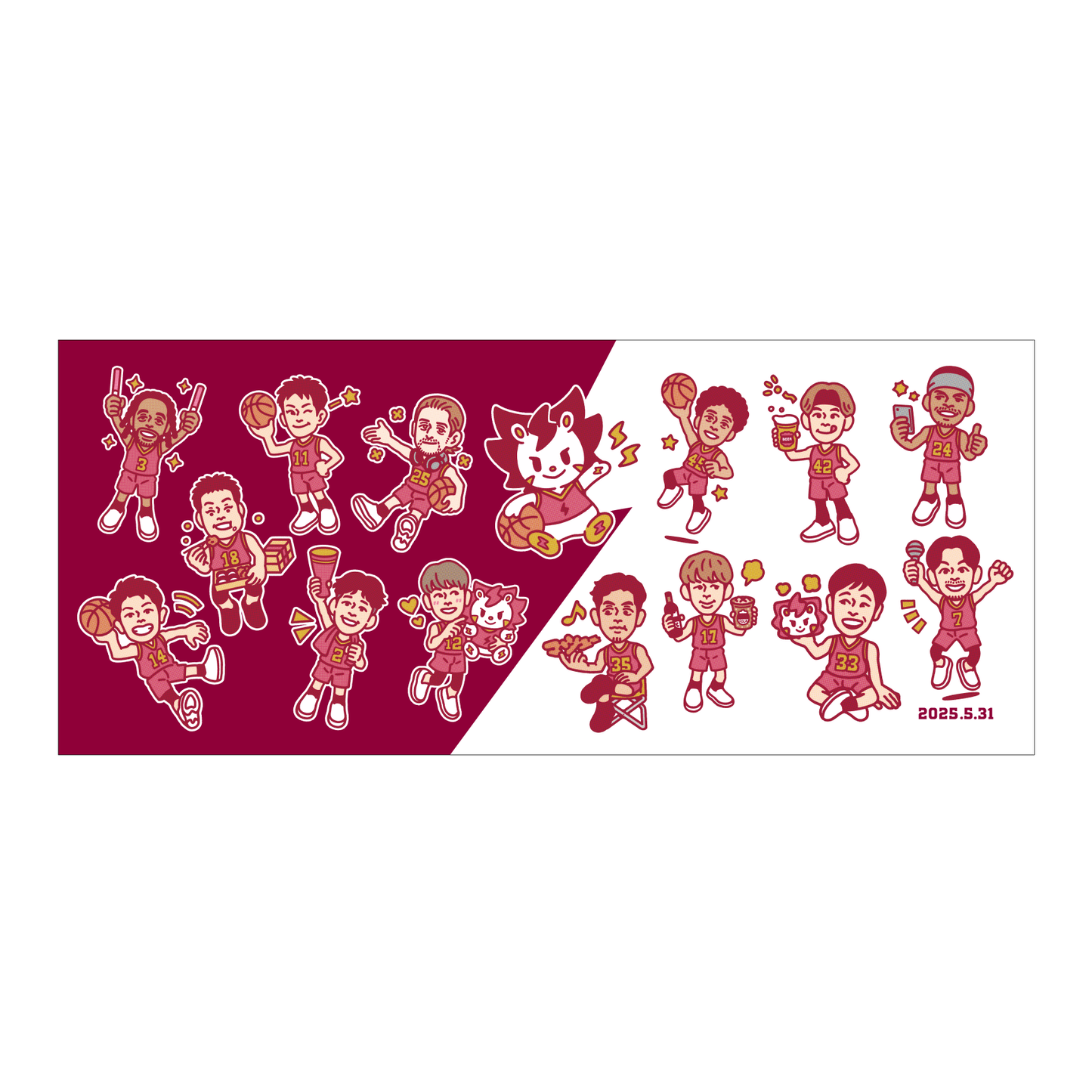 2024-25 THUNDERS FAMILY FOREVER TEAMタオル