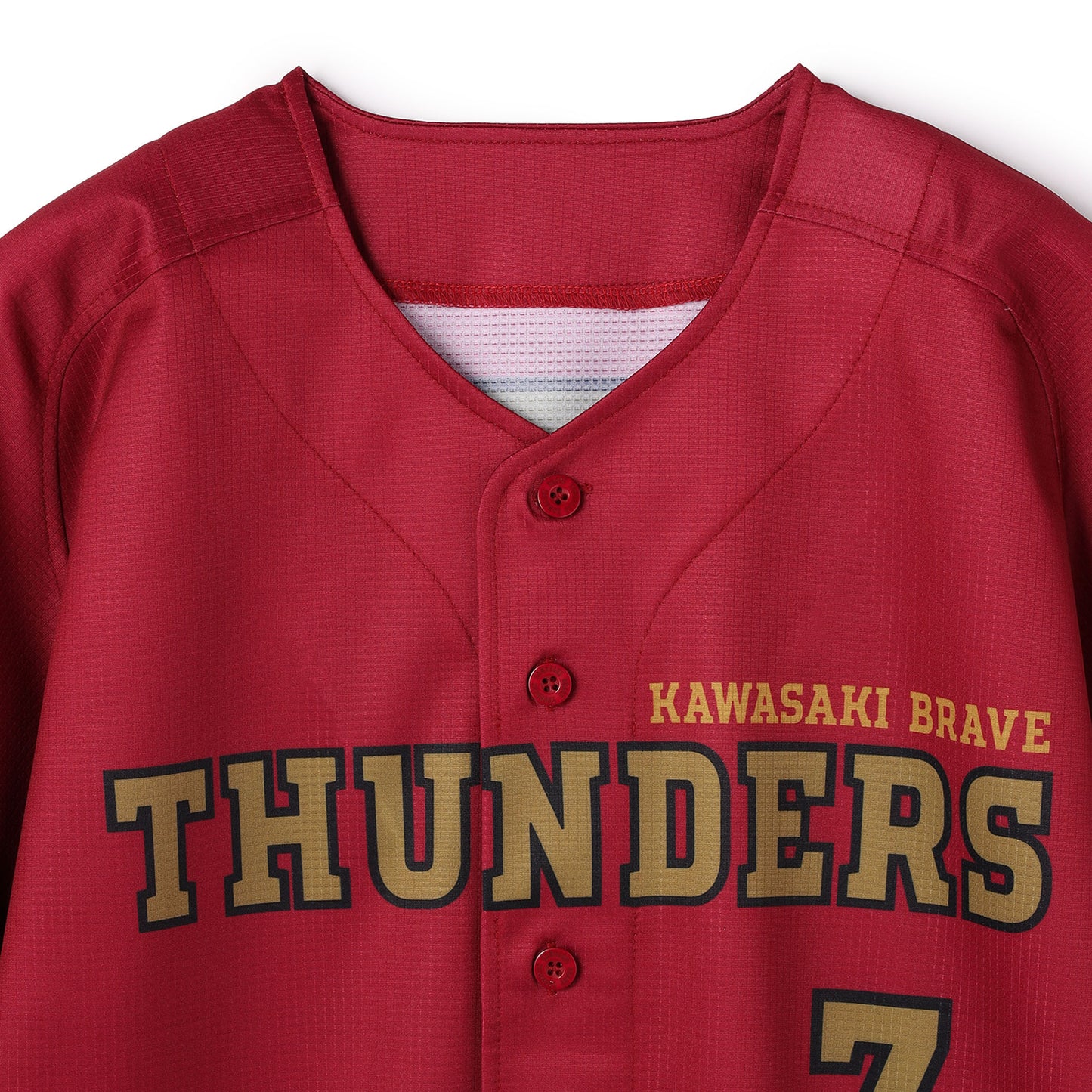 2024-25 BRAVE RED ベースボールシャツ