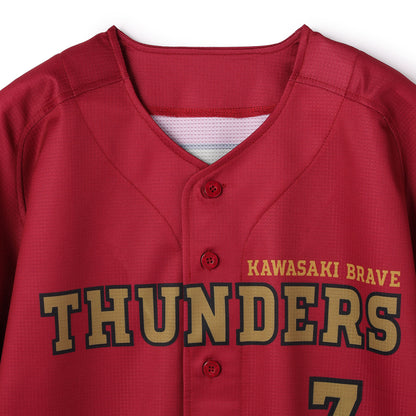 2024-25 BRAVE RED ベースボールシャツ