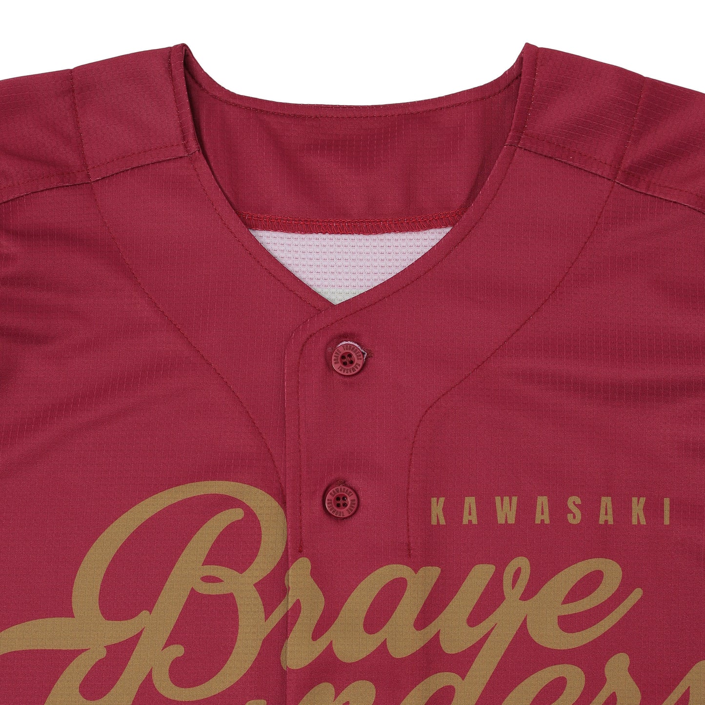 BRAVE RED ベースボールシャツ