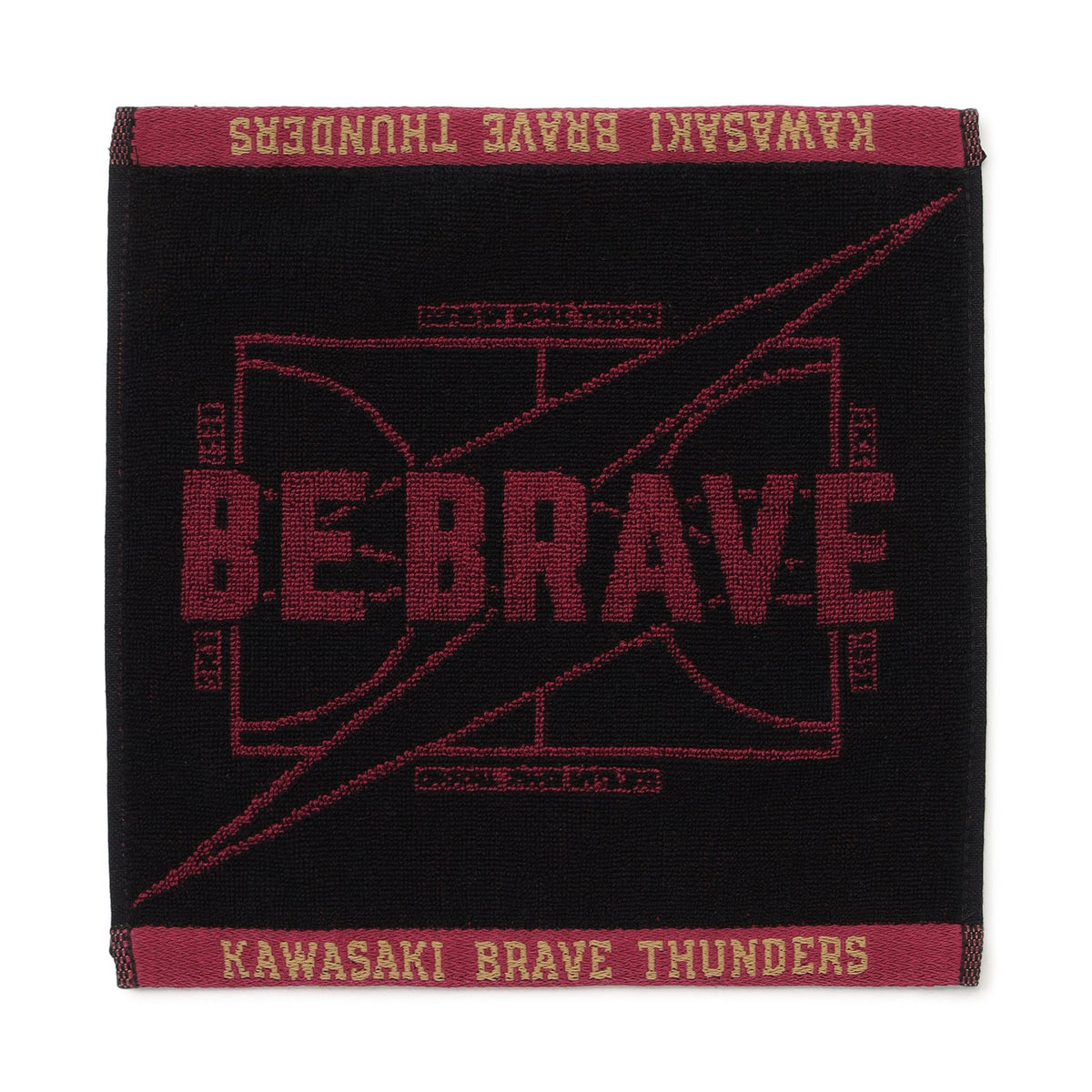BE BRAVEジャガードハンドタオル