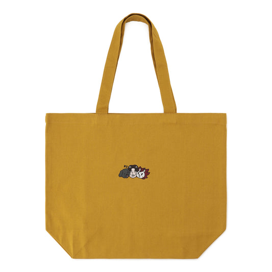 ほっぺぎゅーかんた キャンバストートバッグ(L)