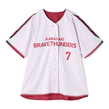 2026-27 BRAVE RED ベースボールシャツ