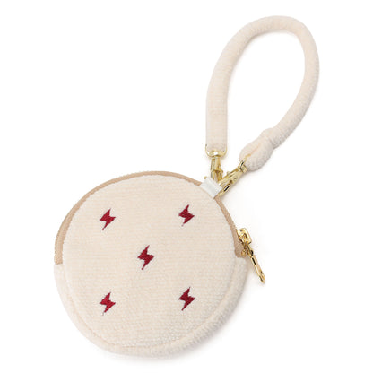 マスコット シェニール織 丸形ポーチ