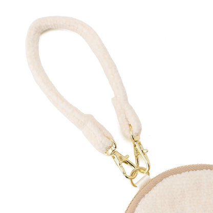 マスコット シェニール織 丸形ポーチ