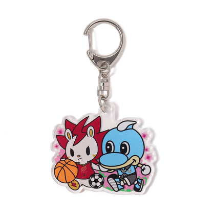 フロンターレ×KBTコラボ　マスコットシークレットアクリルキーホルダー（つつじ）