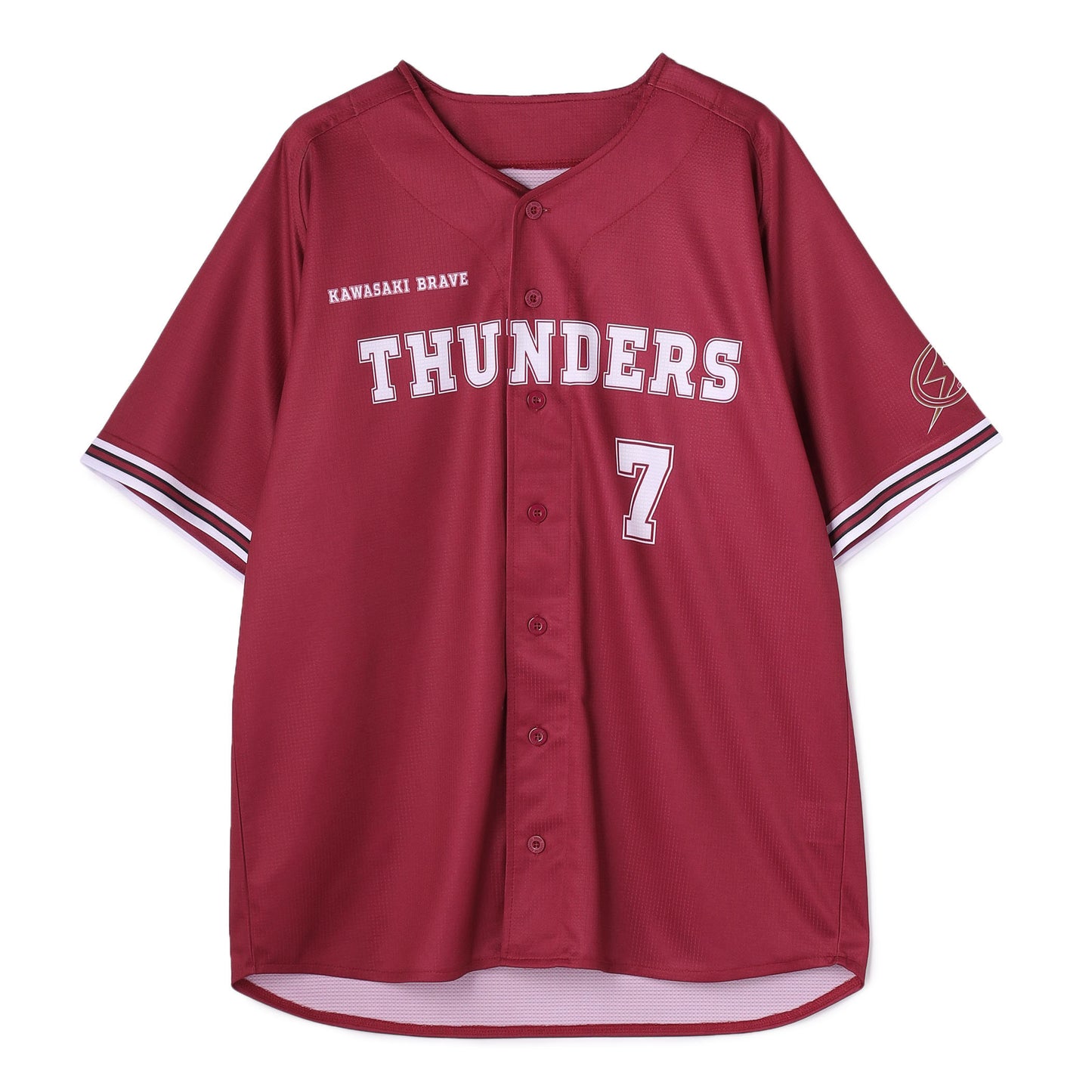 2025-26 BRAVE RED ベースボールシャツ