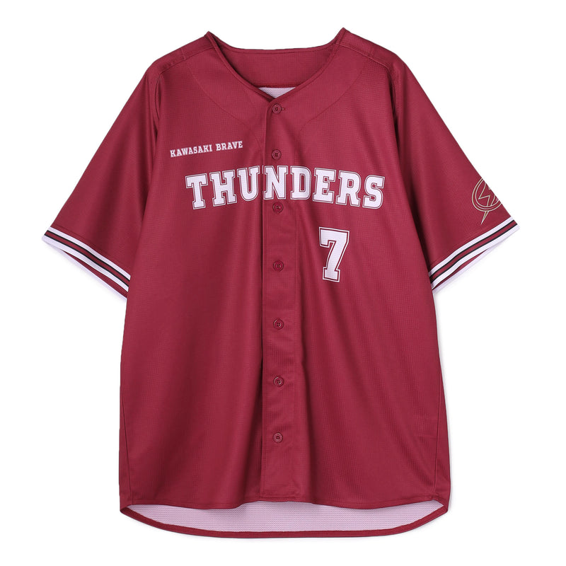 2025-26 BRAVE RED ベースボールシャツ