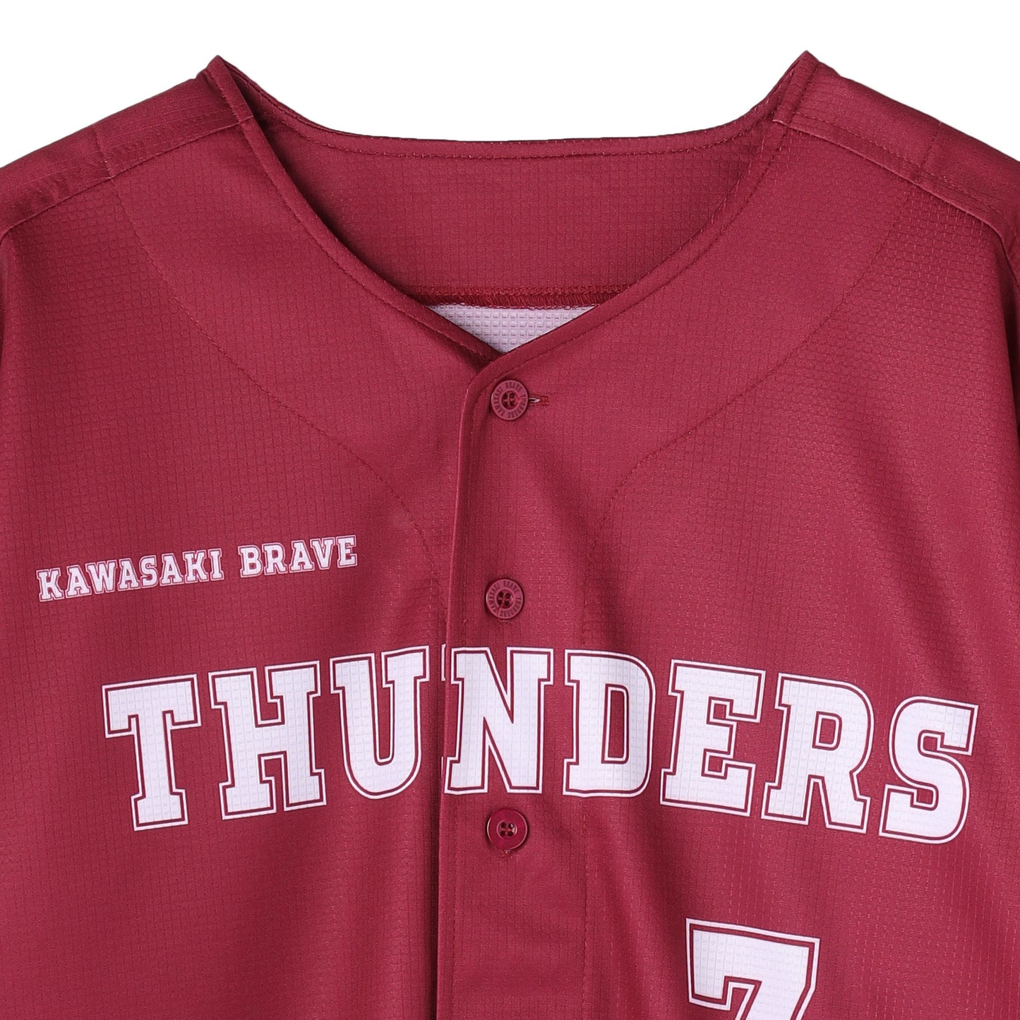 2025-26 BRAVE RED ベースボールシャツ