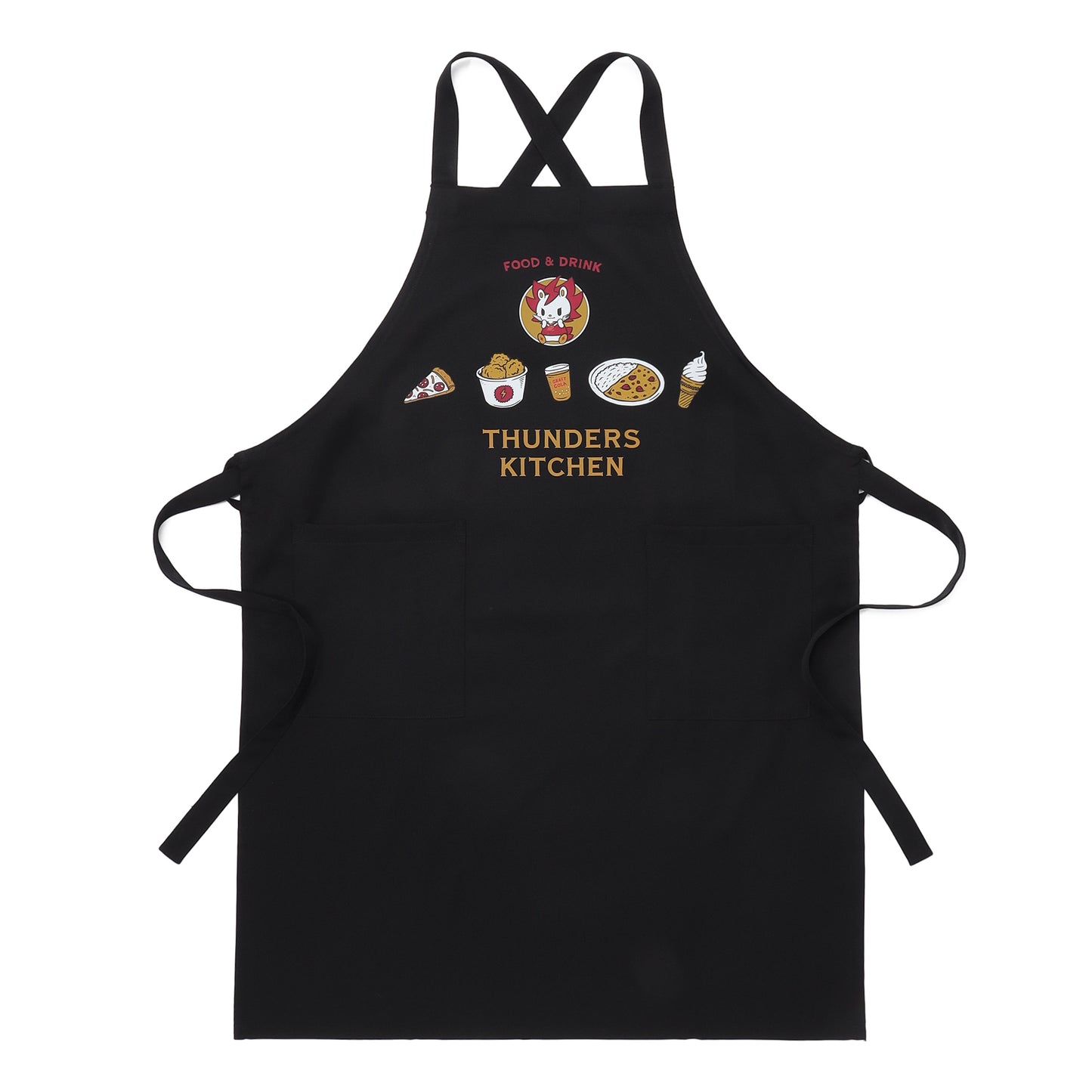 マスコットTHUNDERS KITCHEN エプロン