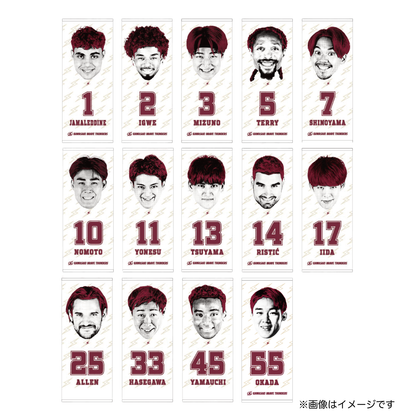 2025-26 KBT プレーヤーフェイスタオル