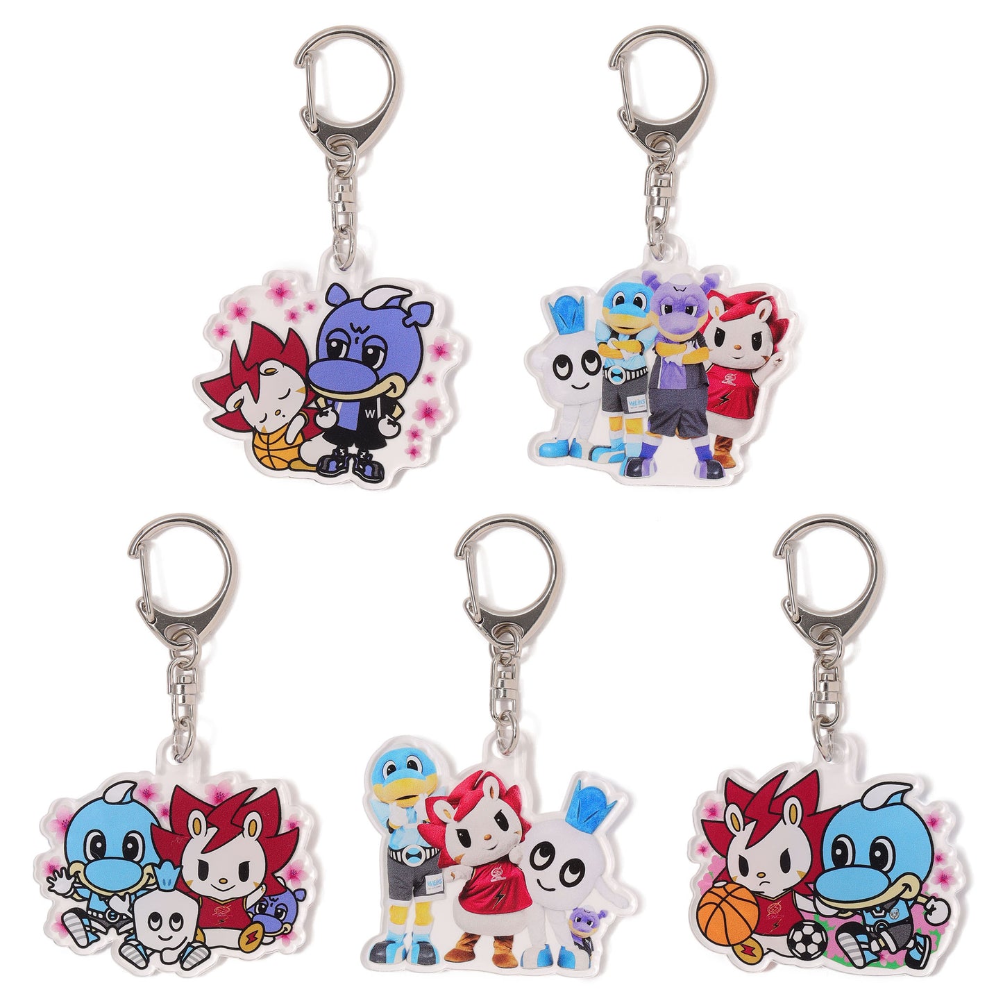 フロンターレ×KBTコラボ　マスコットシークレットアクリルキーホルダー（つつじ）