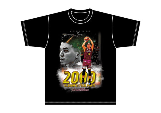 【受注販売】【5月下旬発送予定】ライト選手 2000得点達成記念 Tシャツ