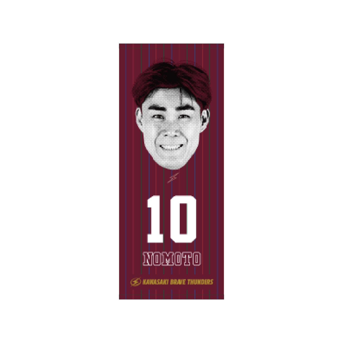 2025-26 KAWASAKI CITY EDITION プレーヤーフェイスタオル