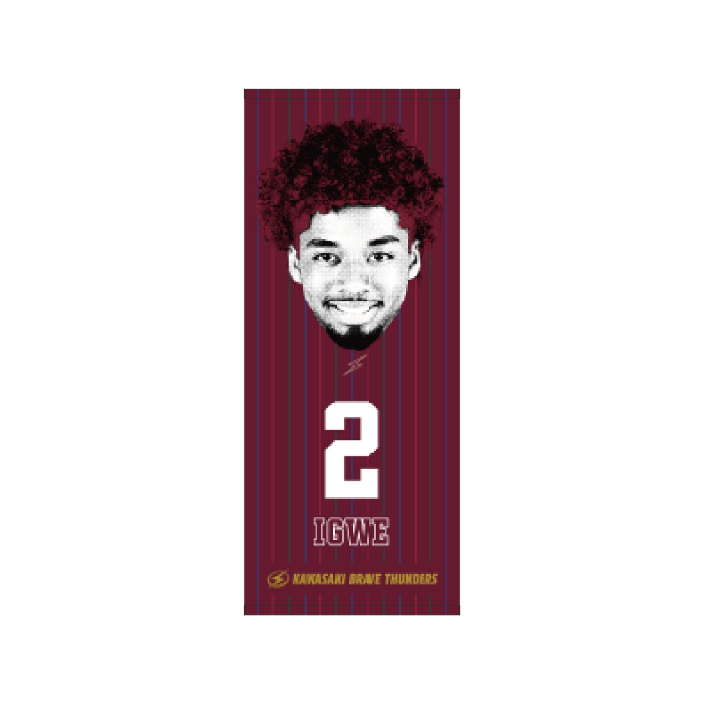 2025-26 KAWASAKI CITY EDITION プレーヤーフェイスタオル