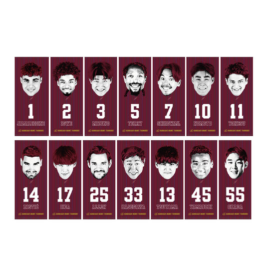 2025-26 KAWASAKI CITY EDITION プレーヤーフェイスタオル