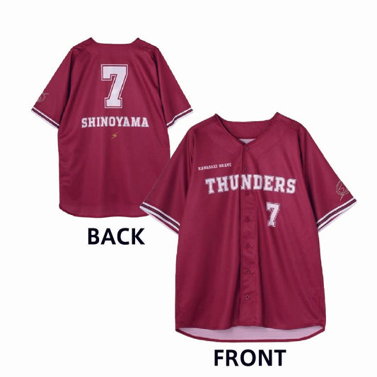 2025-26 BRAVE RED ベースボールシャツ