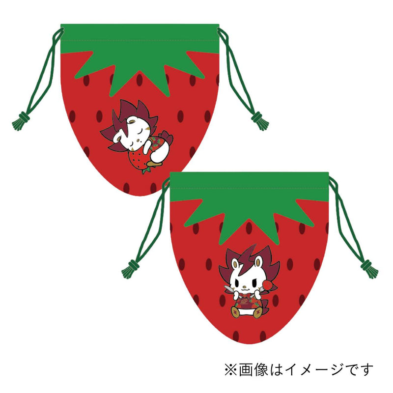 2025-26 いちごマスコット モチーフ巾着