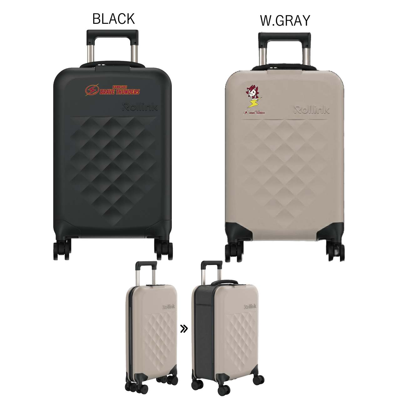 【受注販売】【4月中旬発送予定】Rollink×KBT FLEX 360° Spinner スーツケース