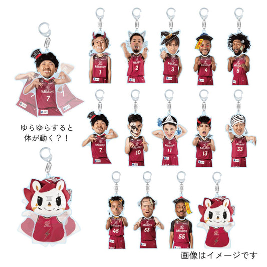 ハロウィン ゆらゆらアクリルキーホルダー