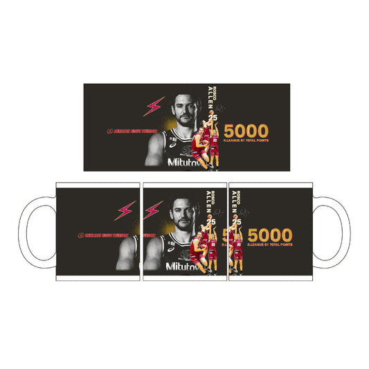 【受注販売】【6月中旬発送予定】アレン選手 5000得点達成記念 マグカップ
