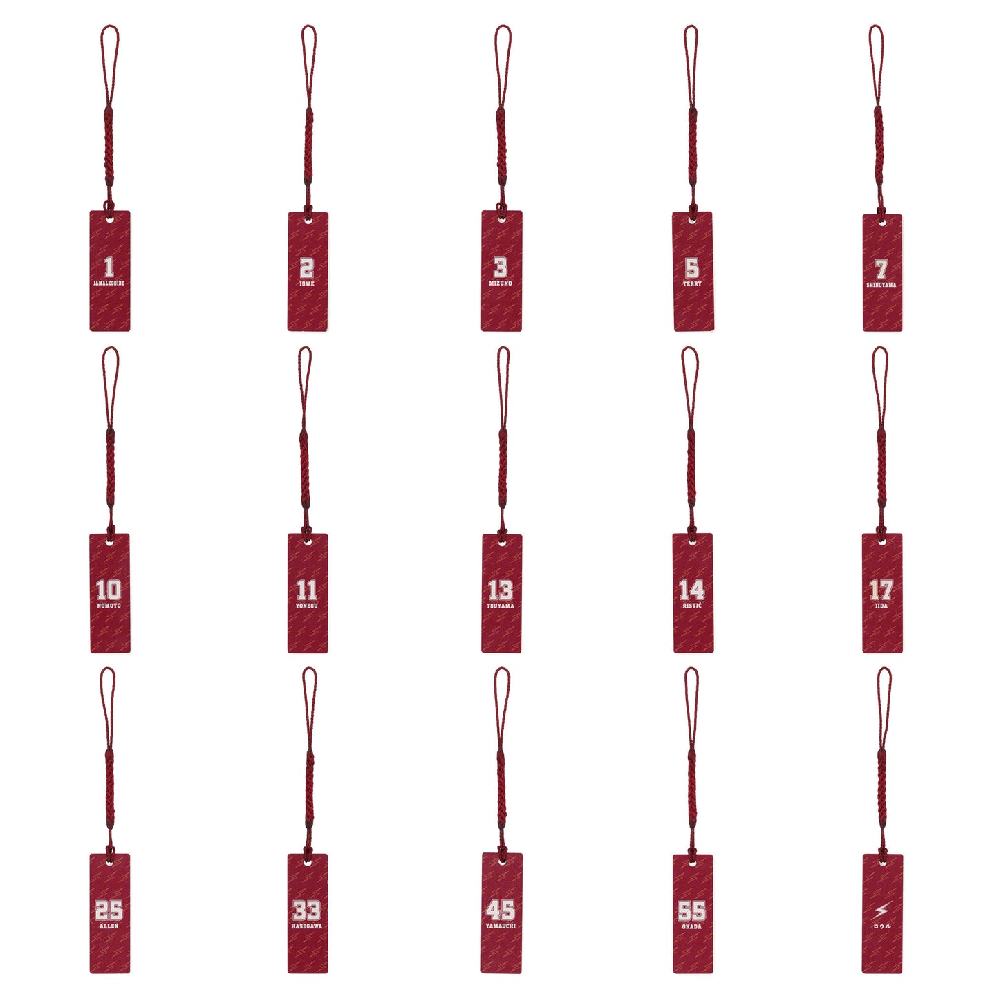 2025-26選手名千社札風シークレットキーホルダー