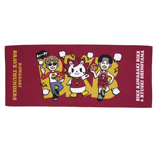 バイク川崎バイク×KBT フェイスタオル