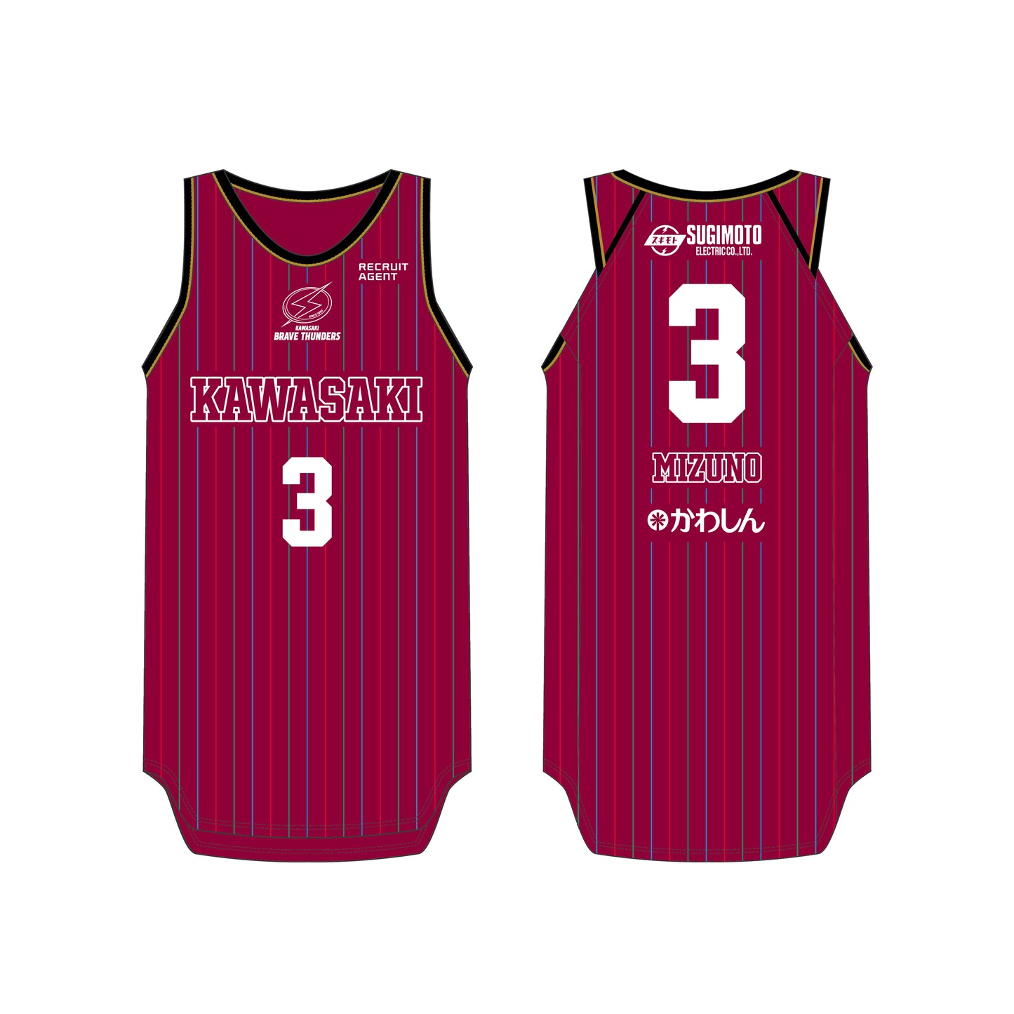 【受注商品】【3月上旬発送予定】2025-26 レプリカユニフォーム(KAWASAKI CITY EDITON) #1～#7（1桁）