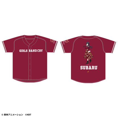 【1月上旬発送予定】ガールズバンドクライ×KBT ベースボールシャツ