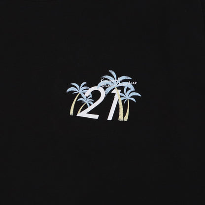 #21×Palm tree ロングTシャツ