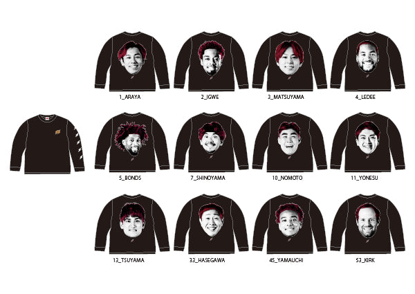 2026-27 KBT プレーヤーロングスリーブTシャツ