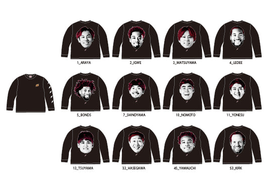2026-27 KBT プレーヤーロングスリーブTシャツ
