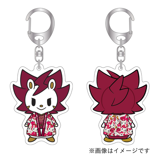 マスコットまみれ法被 モチーフキーホルダー