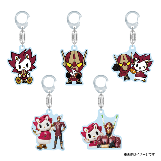 ALPHAS×KBT シークレットアクリルキーホルダー