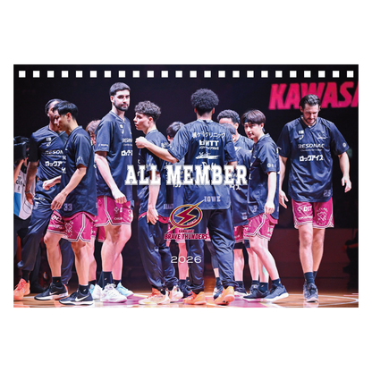 2026 THUNDERS PLAYER 卓上カレンダー